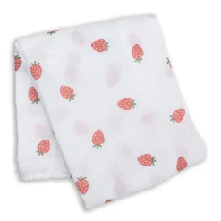 Straberries-cotton Muslin Swad Kids Blankets|Blankets