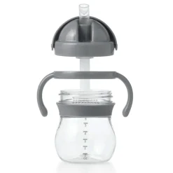 New Straw Cup With Handle 6oz - Grey Kids Cups & Tumblers|Cups & Tumblers