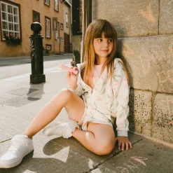 New Straw Hat Flowers Hoodie 7-10 Kids Fleeces And Sweatshirts|Tops