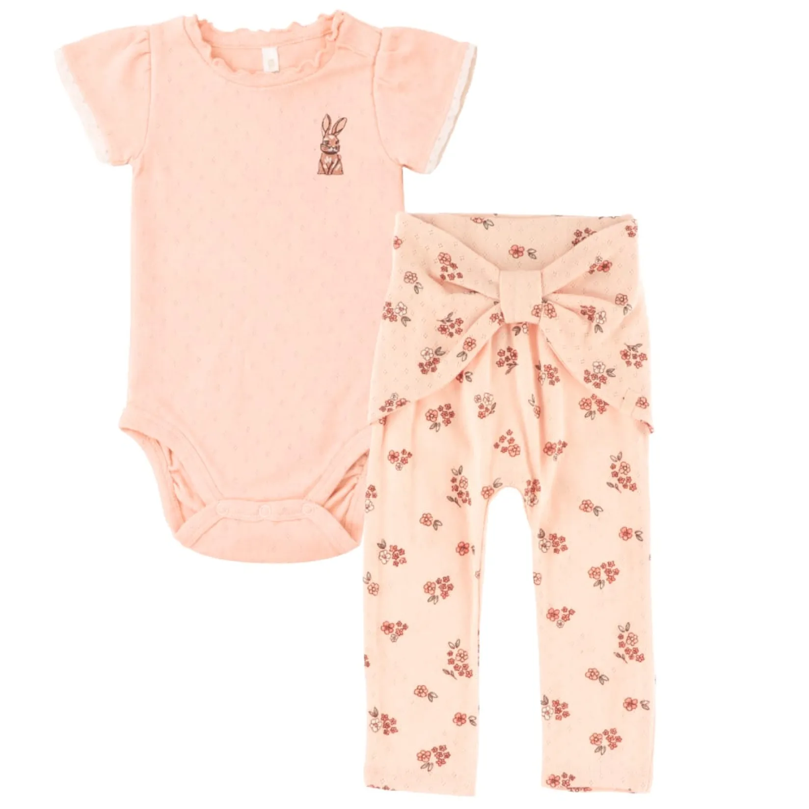 Dresses, Skirts & Outfits>Nano Strawberries Bodysuit Set 6-24 Pink