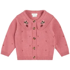Hot Strawberries Cardigan 3-24m Fleeces And Sweatshirts|Tops