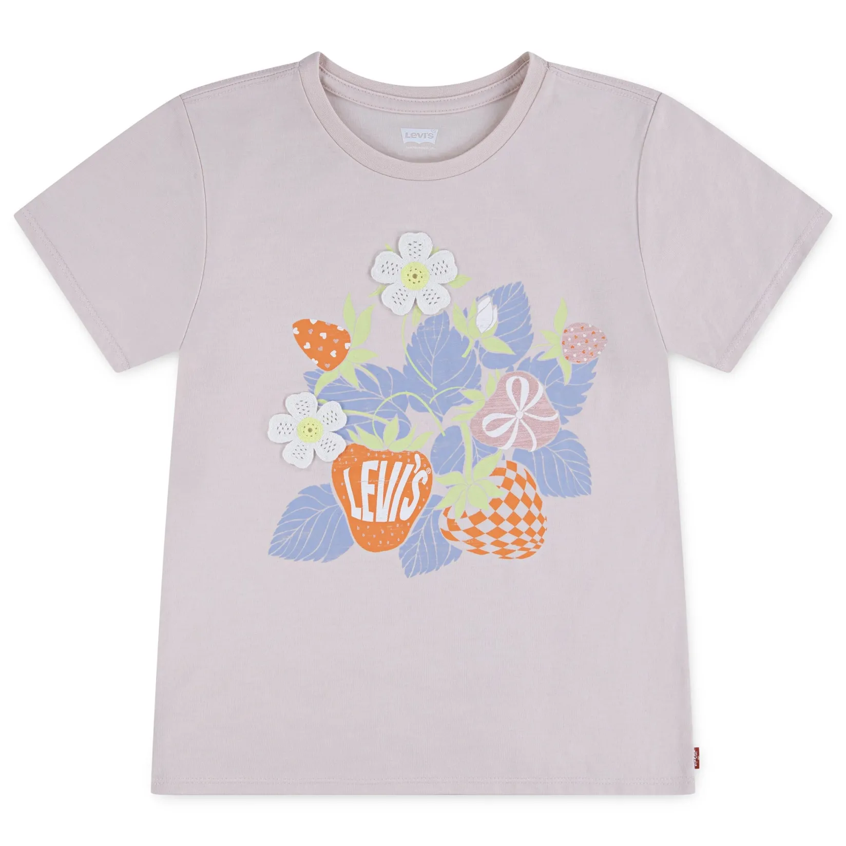 Tops>Levis Strawberries T-shirt 7-16y Pink