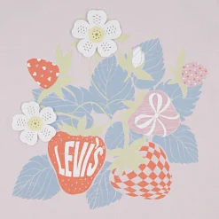 Tops>Levis Strawberries T-shirt 7-16y Pink
