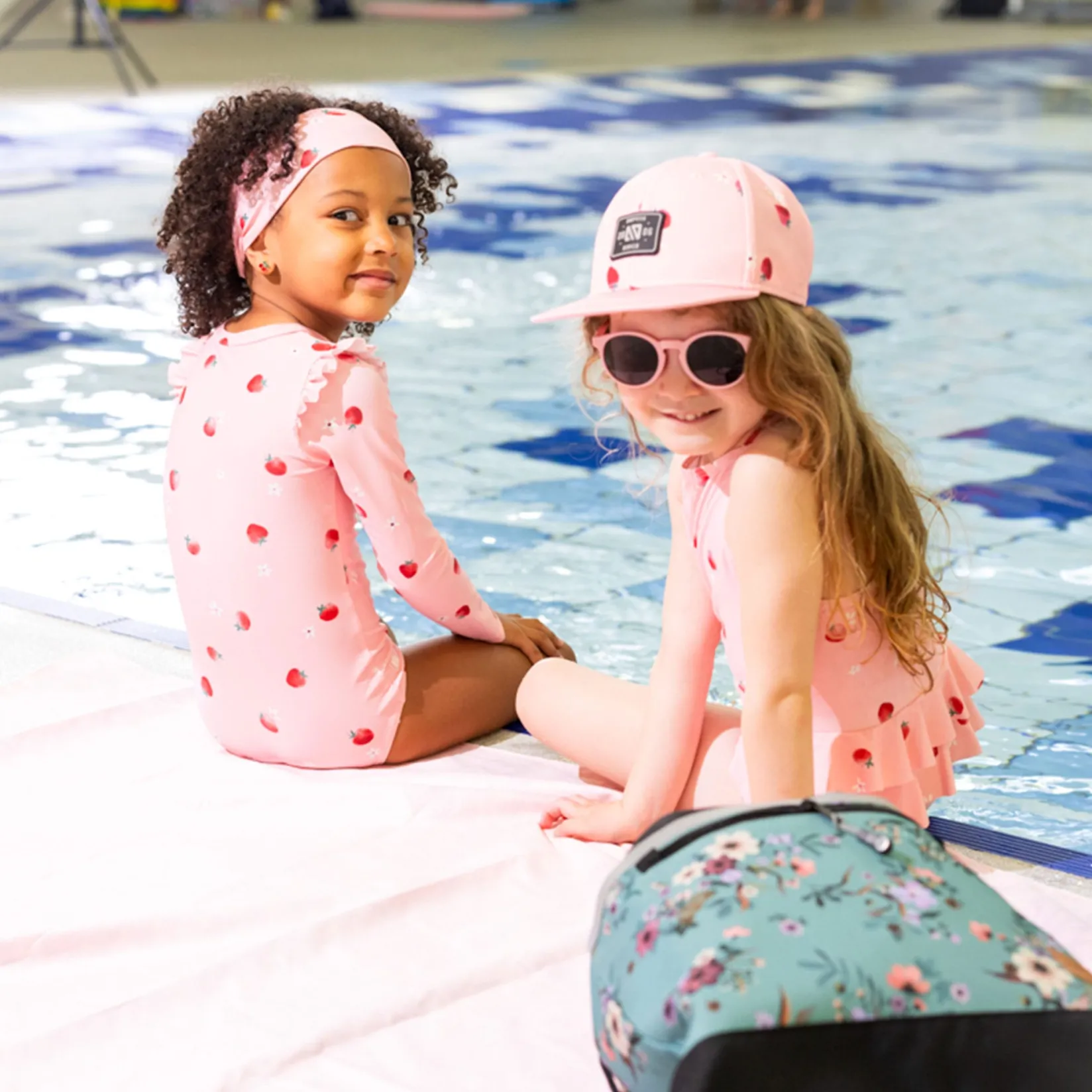 Discount Strawberries Uv Ls Swimsuit Kids Swimsuits