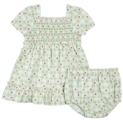 Outlet Strawberries Vichy Dress 3-24m Dresses, Skirts & Outfits