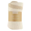 Throws>Bebe Confort Streak Blanket Cream