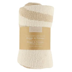 Throws>Bebe Confort Streak Blanket Cream