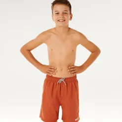 Swimsuits>Rip Curl Streamline Offset Volley 8-14y Orange