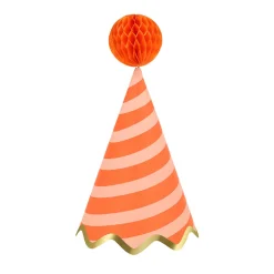 Hot Stripe Party Hats (8) Party Supplies