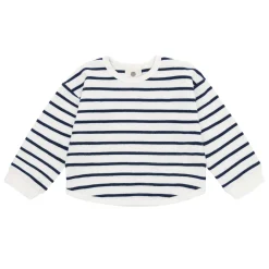 Fleeces And Sweatshirts|Tops>En Fant Stripe Sweatshirt 6-24m Navy