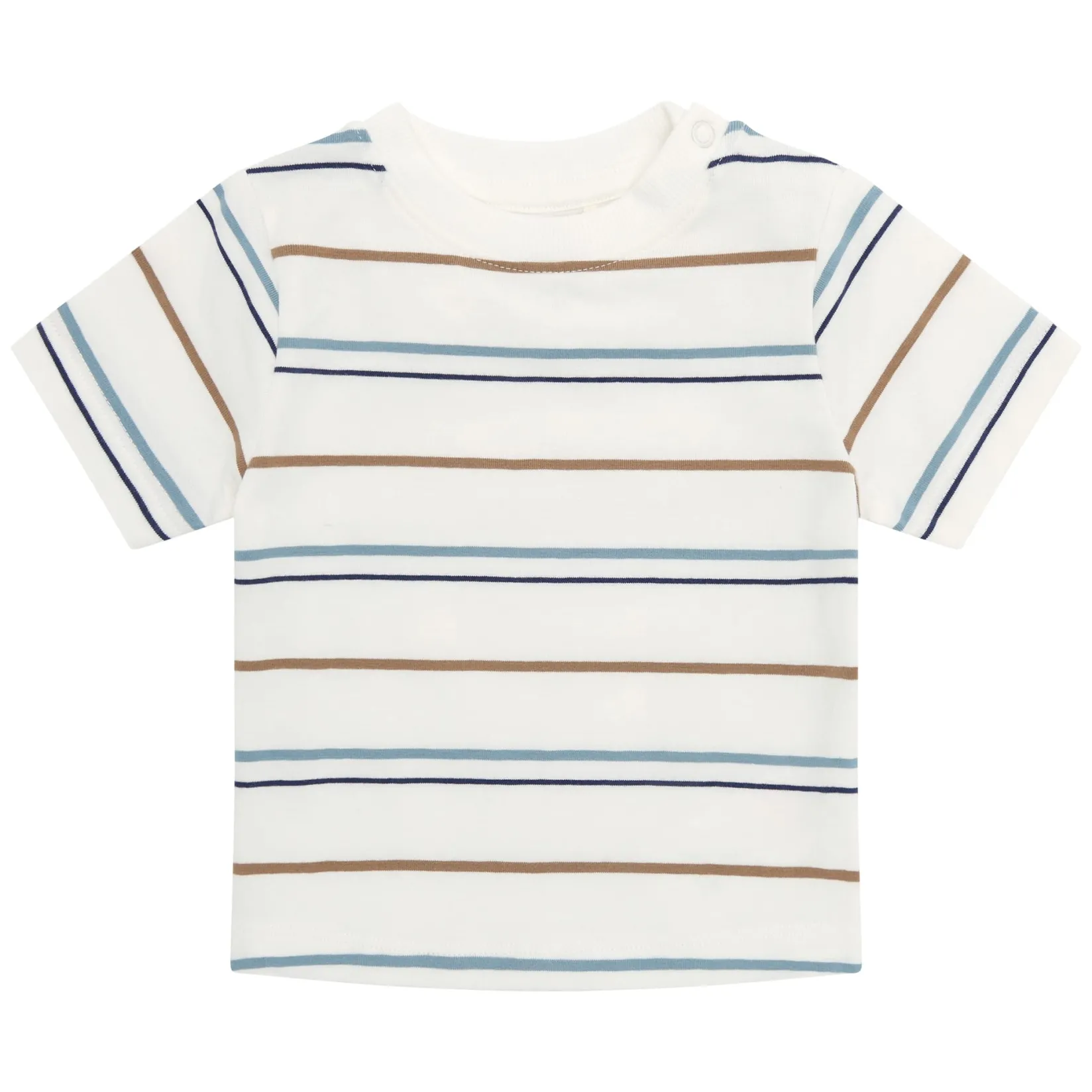 Tops>En Fant Stripe T-shirt 6-24m White