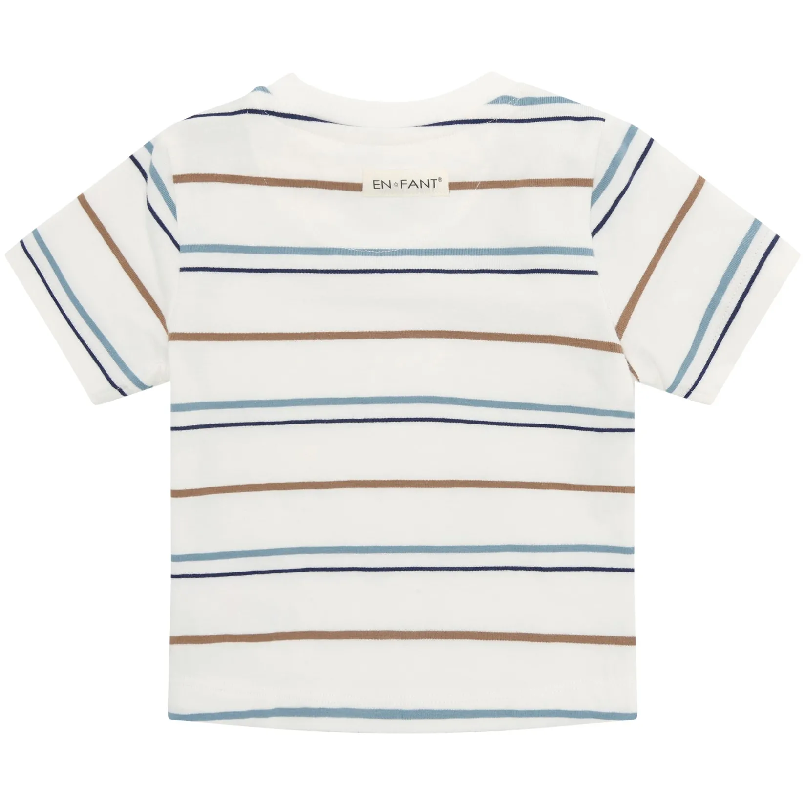 Tops>En Fant Stripe T-shirt 6-24m White