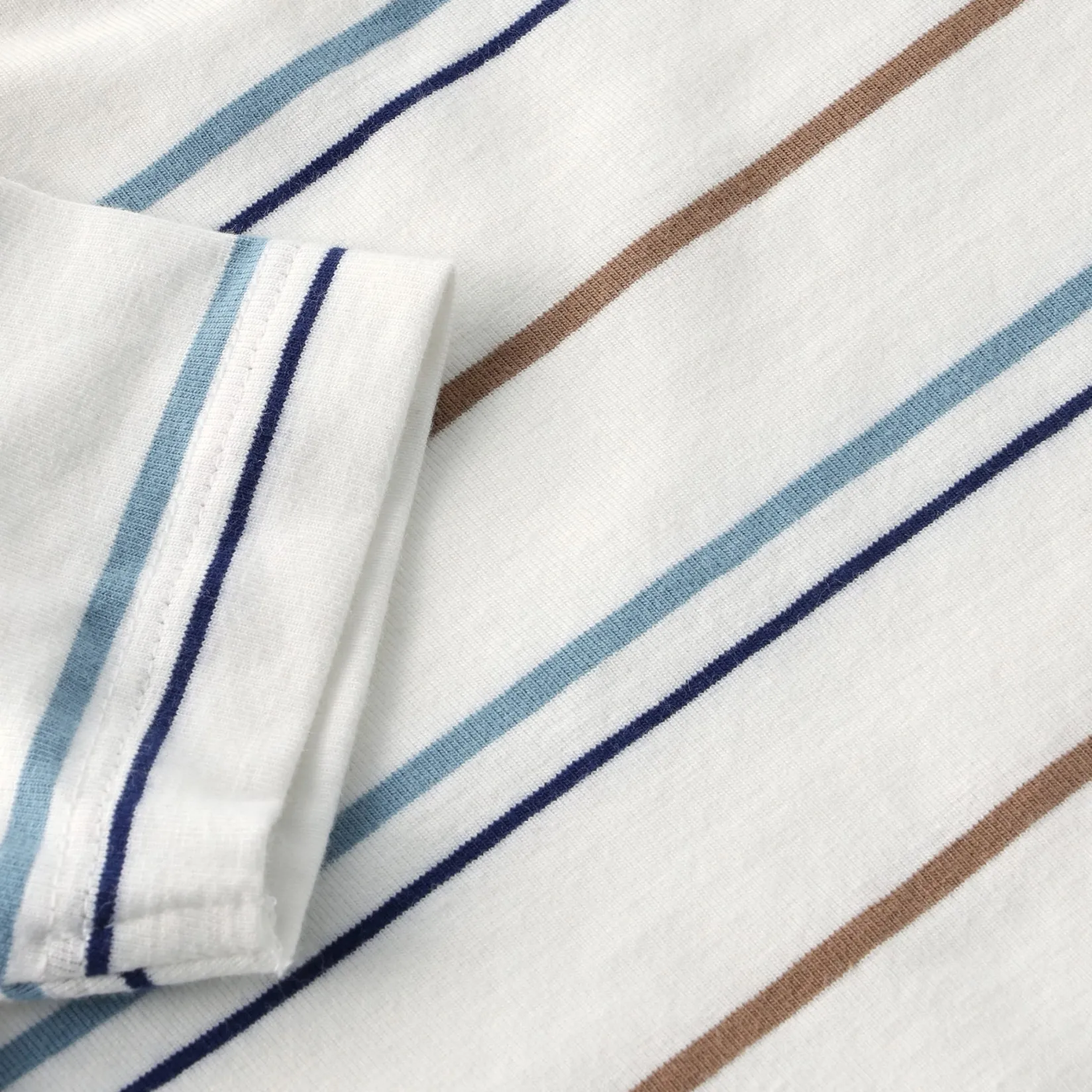 Tops>En Fant Stripe T-shirt 6-24m White