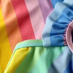 Stripe Uv Swimsuit 2-8 Kids Swimsuits