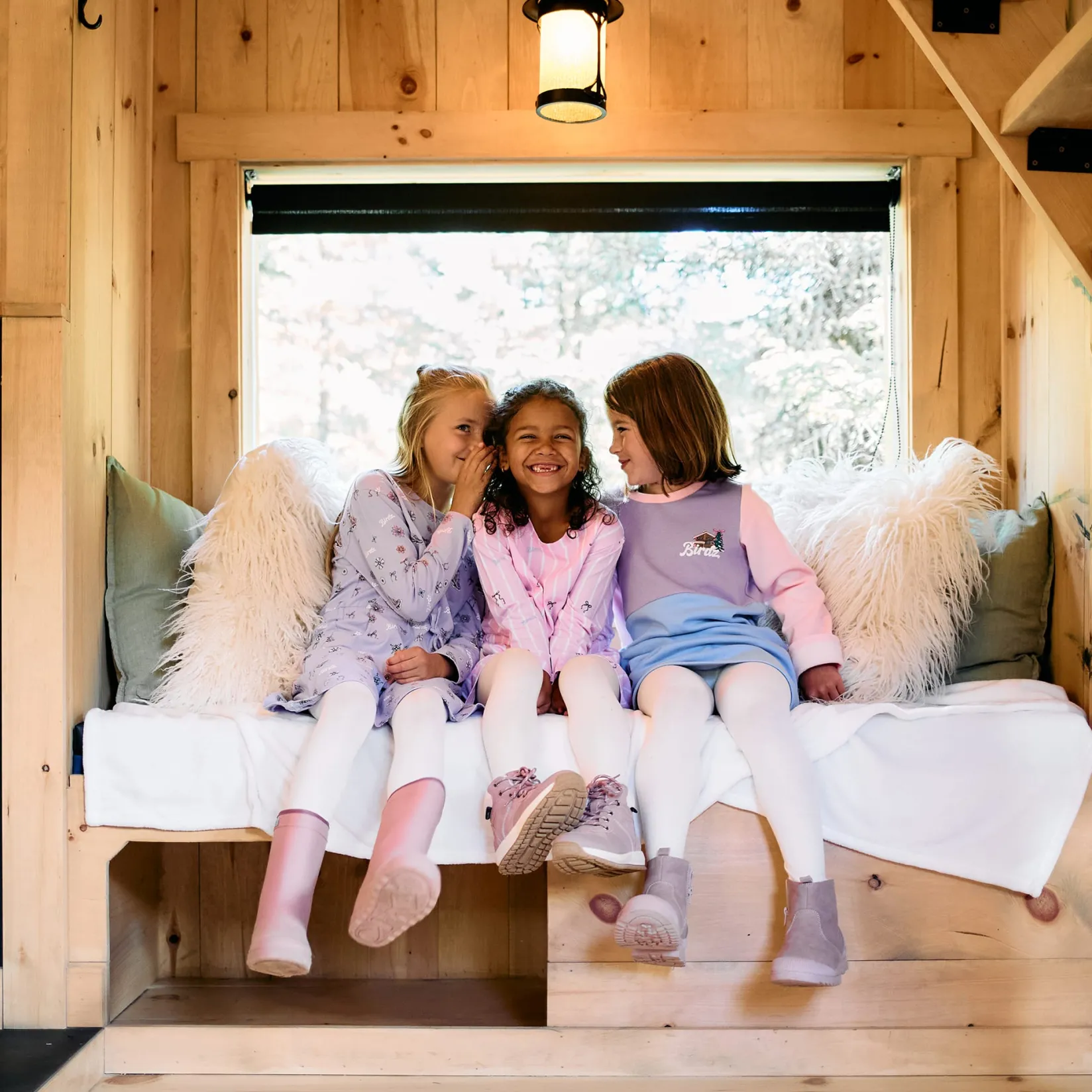 Dresses & Rompers>Birdz Striped dress 2-10 y Pink