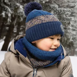 New Striped Knit Hat 2-14 Kids/BOY Beanies