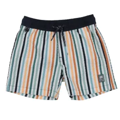 Swimsuits>Nano Striped Swim Shorts 2-12 Navy