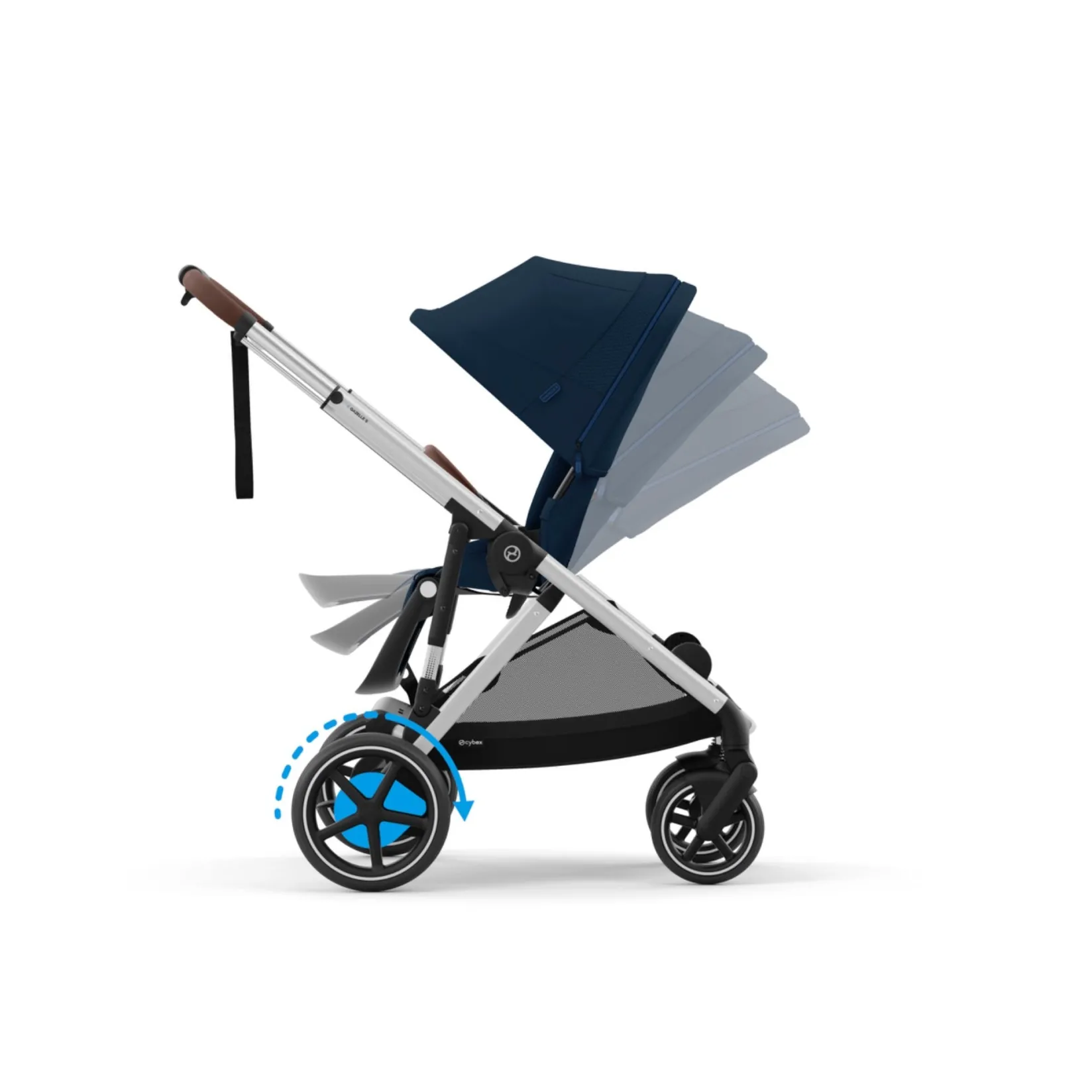 Strollers|Strollers & Trailers>Cybex Stroller eGazelle S - Ocean Blue