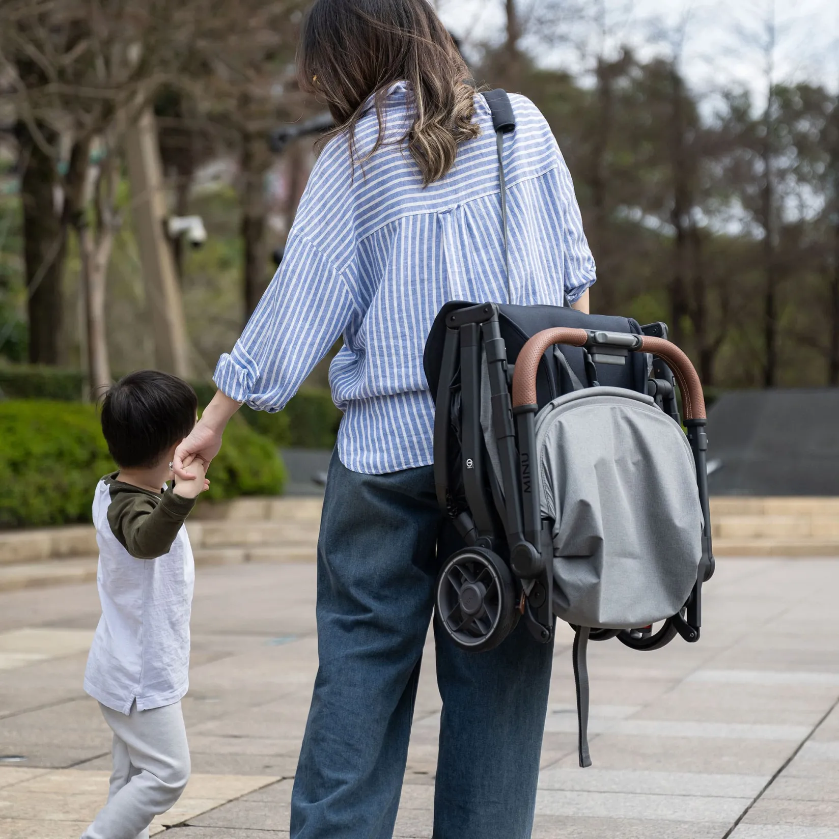 Strollers|Strollers & Trailers>UPPAbaby Stroller Minu V3 - Greyson