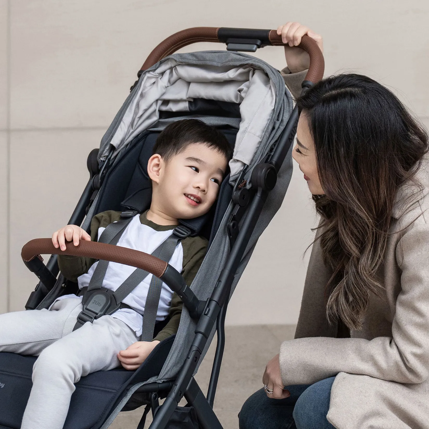 Strollers|Strollers & Trailers>UPPAbaby Stroller Minu V3 - Greyson