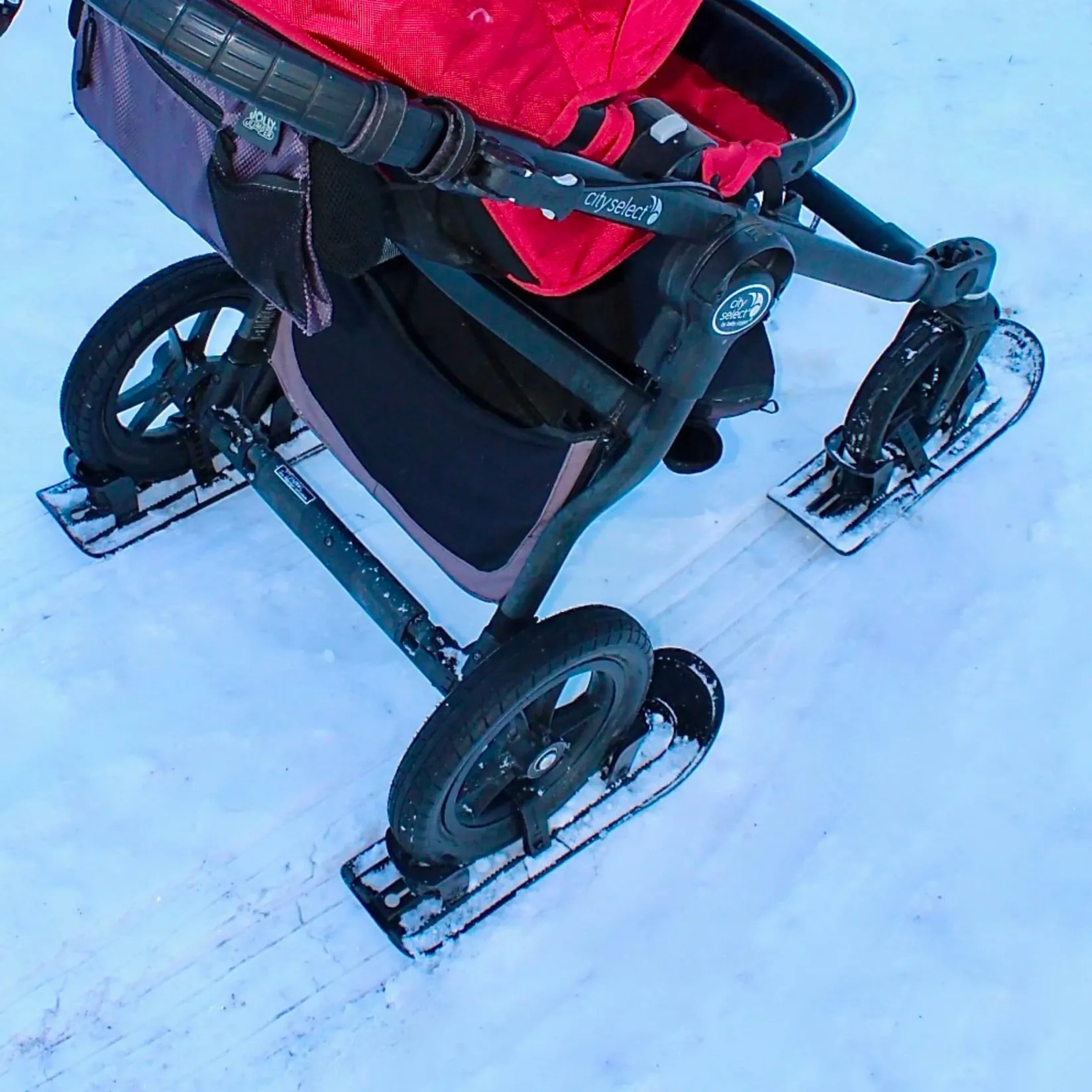 Winter Activities|Strollers & Trailers>Premier Ski Stroller Skis - 3 Wheels Set