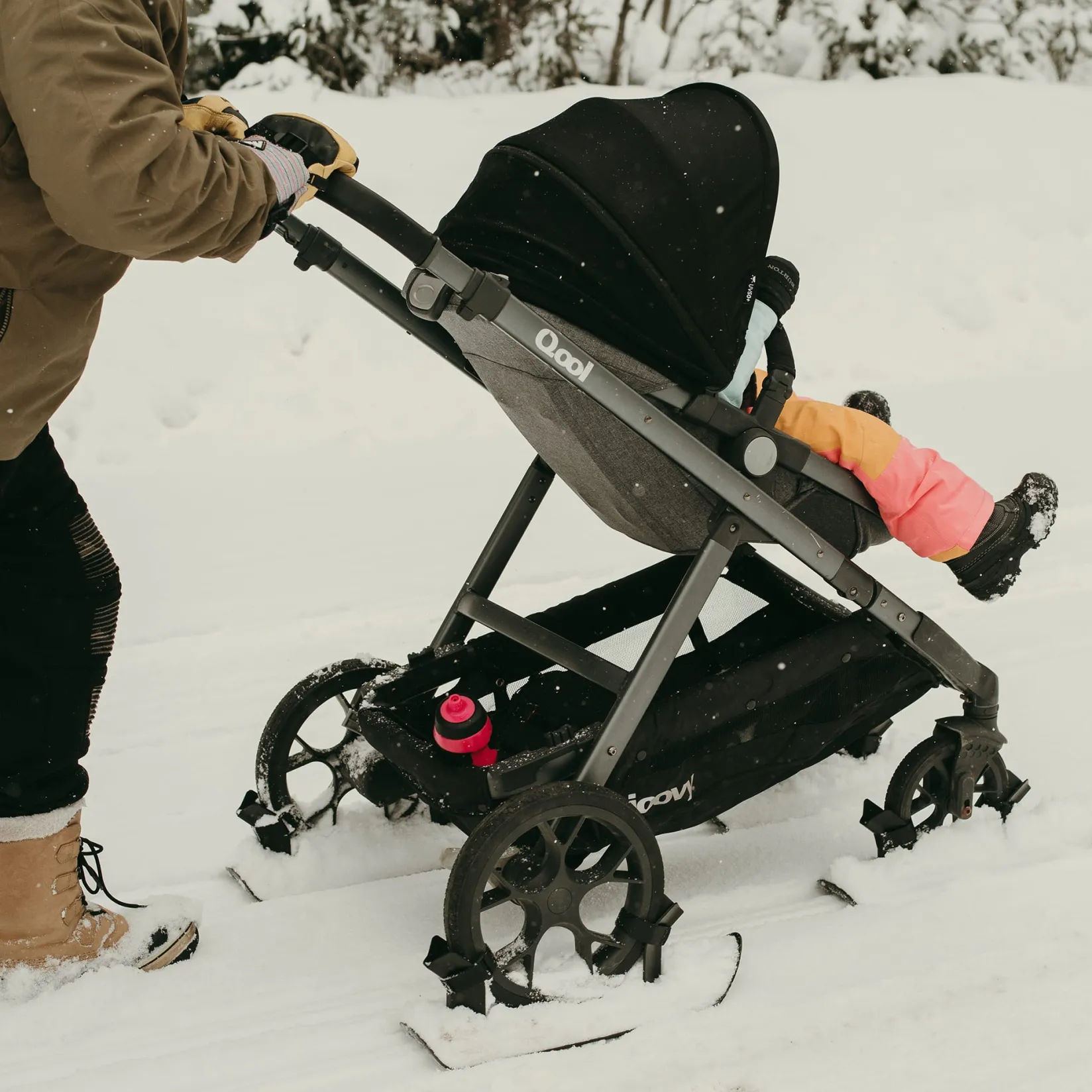 Winter Activities|Strollers & Trailers>Premier Ski Stroller Skis - 3 Wheels Set