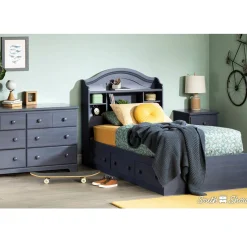 Hot Summer Breeze 6-Drawer Double Dresser - Blueberry Storage Furniture
