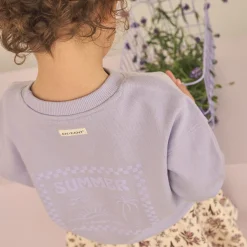 Fleeces And Sweatshirts|Tops>En Fant Summer Sweatshirt 3-8 Lilac