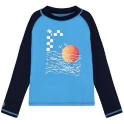 Swimsuits>Color Kids Sun Rashguard 2-12 Blue