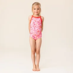 Swimsuits>Nano Sun Swimsuit 2-14 Pink