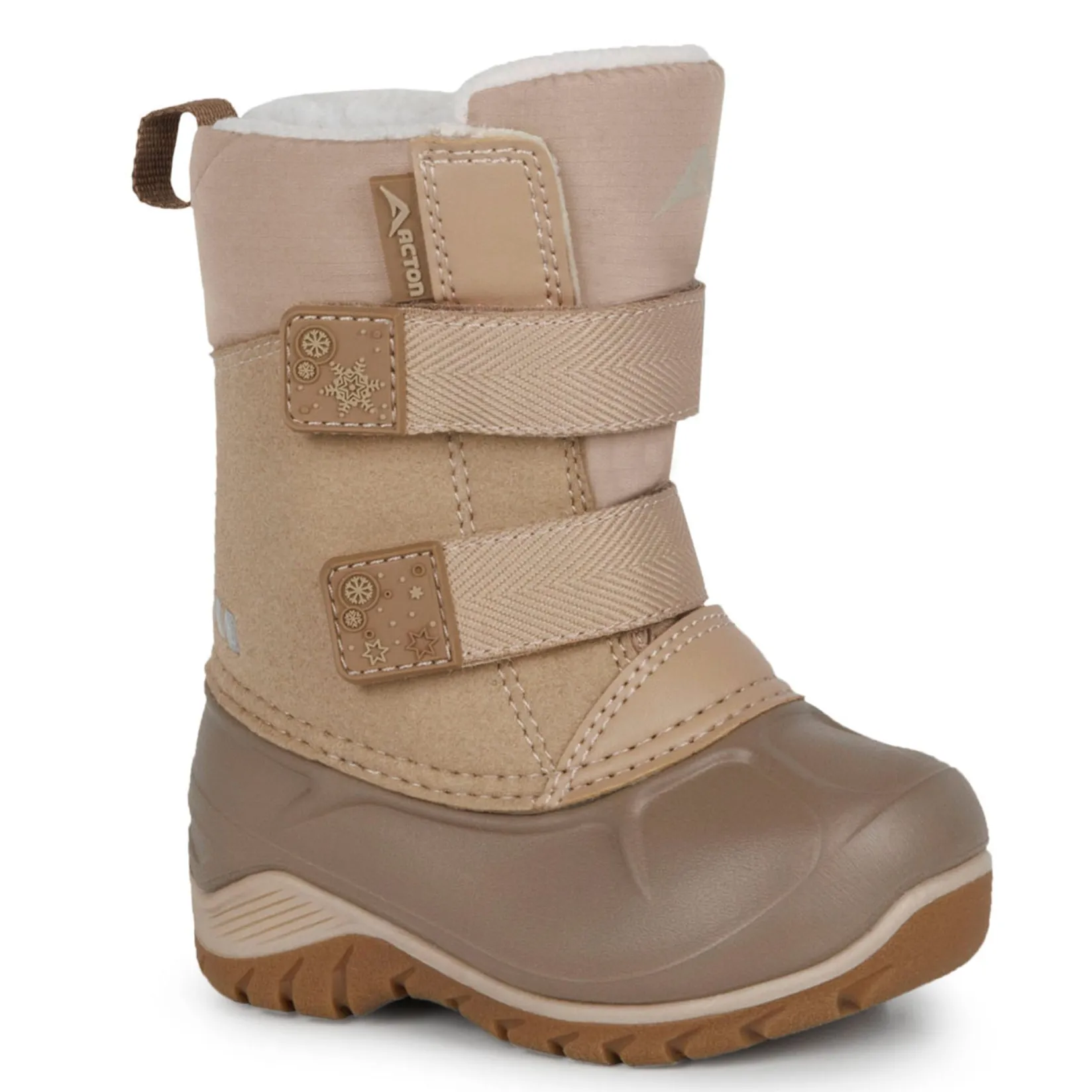 Winter Boots>Acton Sunny Boots Sizes 11-13 Beige