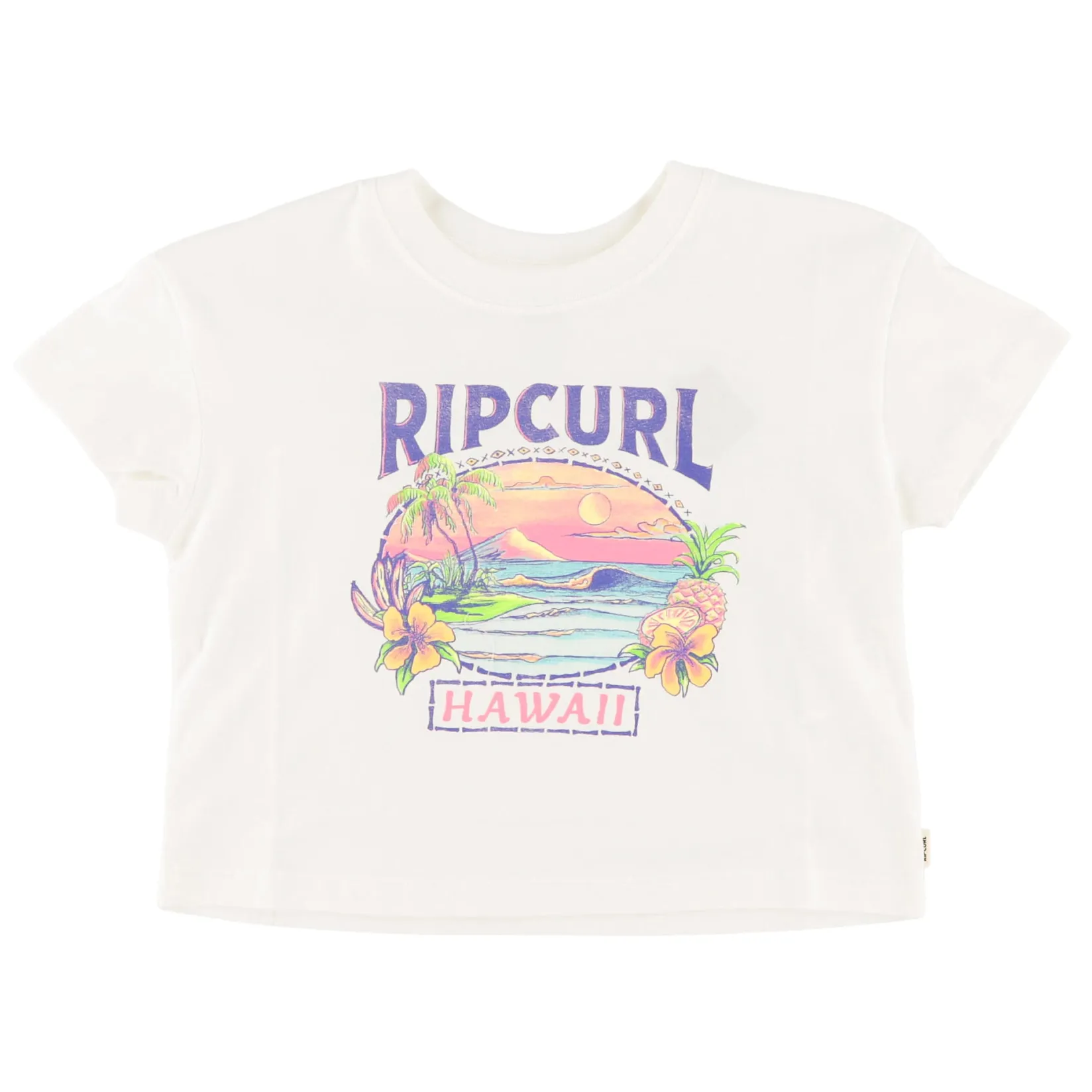 Tops>Rip Curl Sunset Hawaii T-shirt 8-14y White