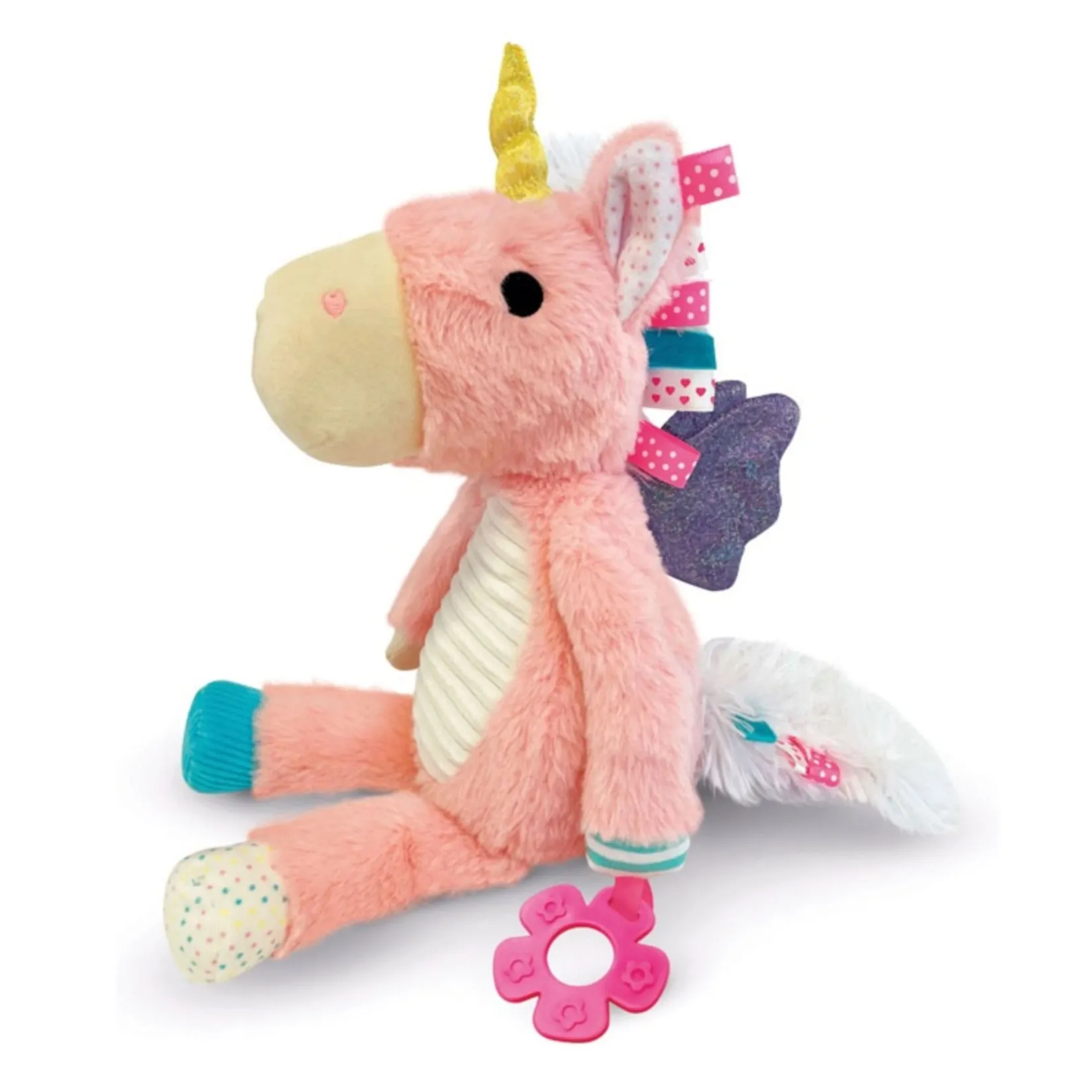 Plush Toys>Moulin Roty Super Sensory Snuggable Unicorn