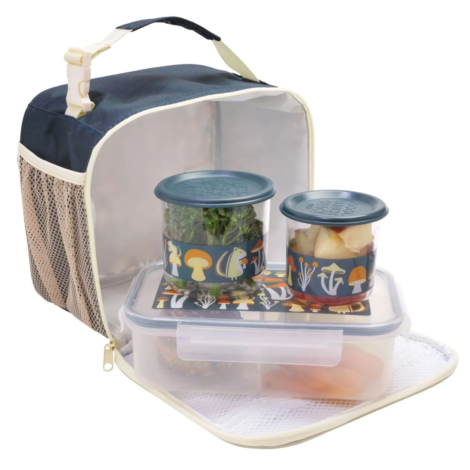 Sale Super Zippee Lunch Tote - Mostly Mushrooms Kids Lunch Boxes