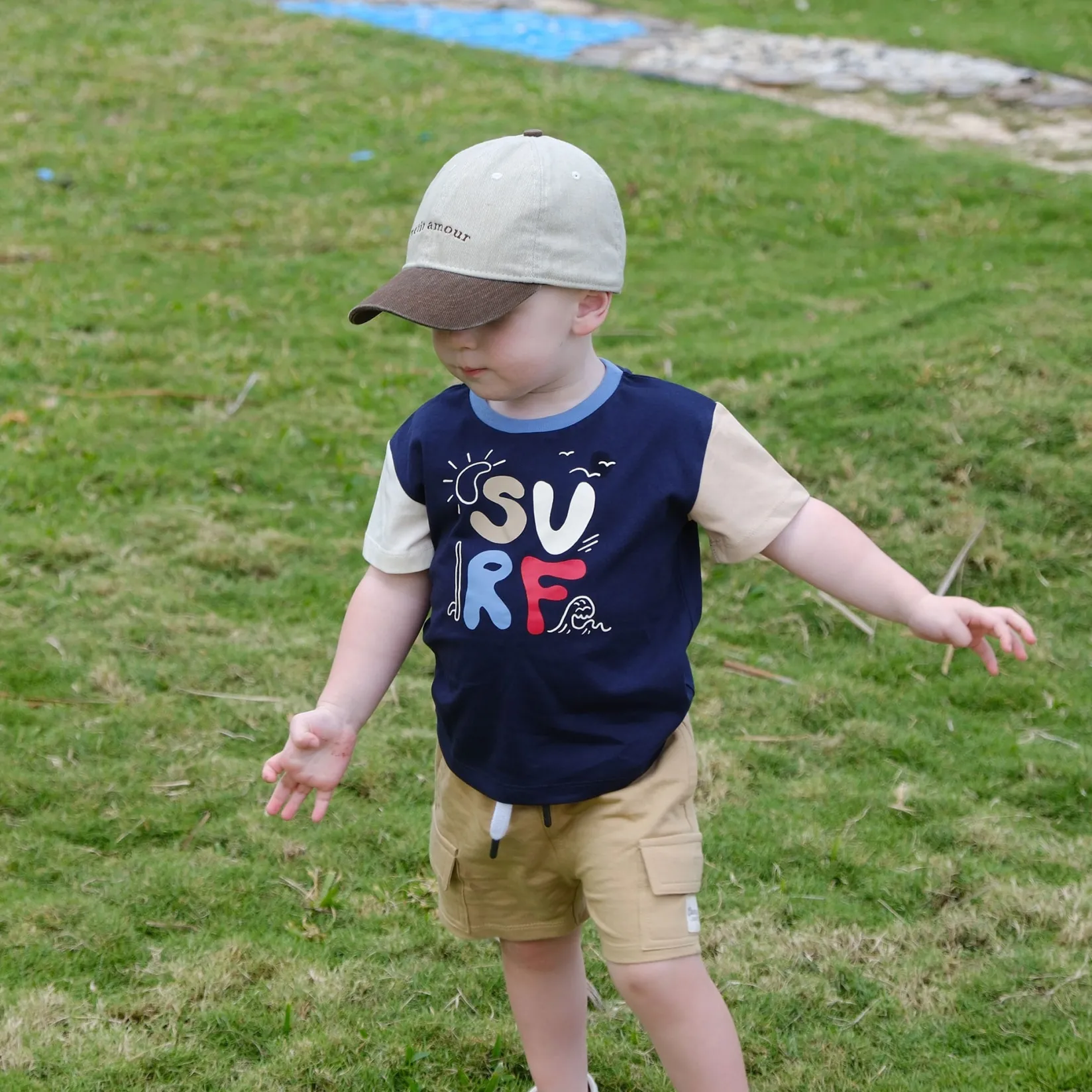 Hot Surf Colorblock T-shirt 2-10 Kids/BOY Tops