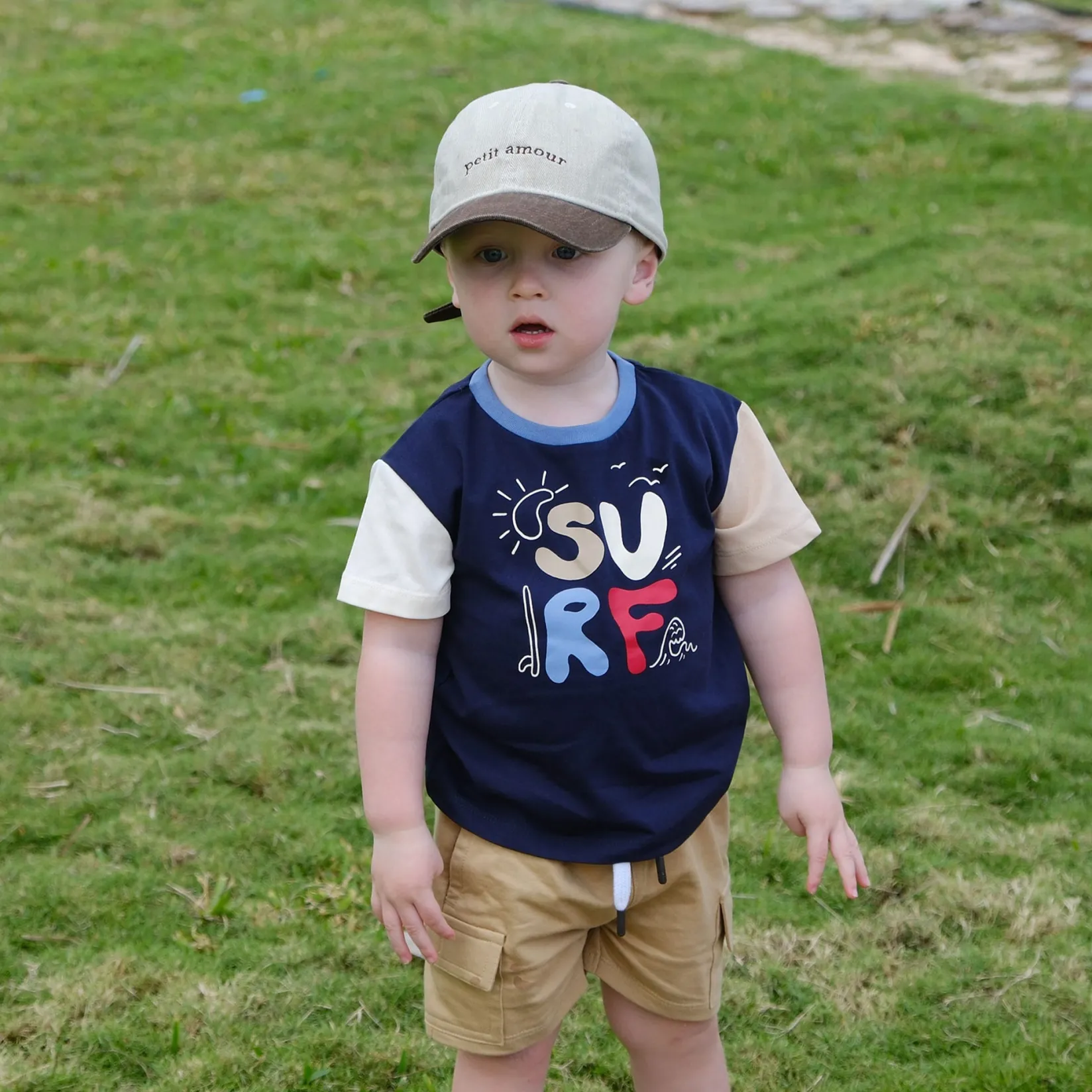 Hot Surf Colorblock T-shirt 2-10 Kids/BOY Tops