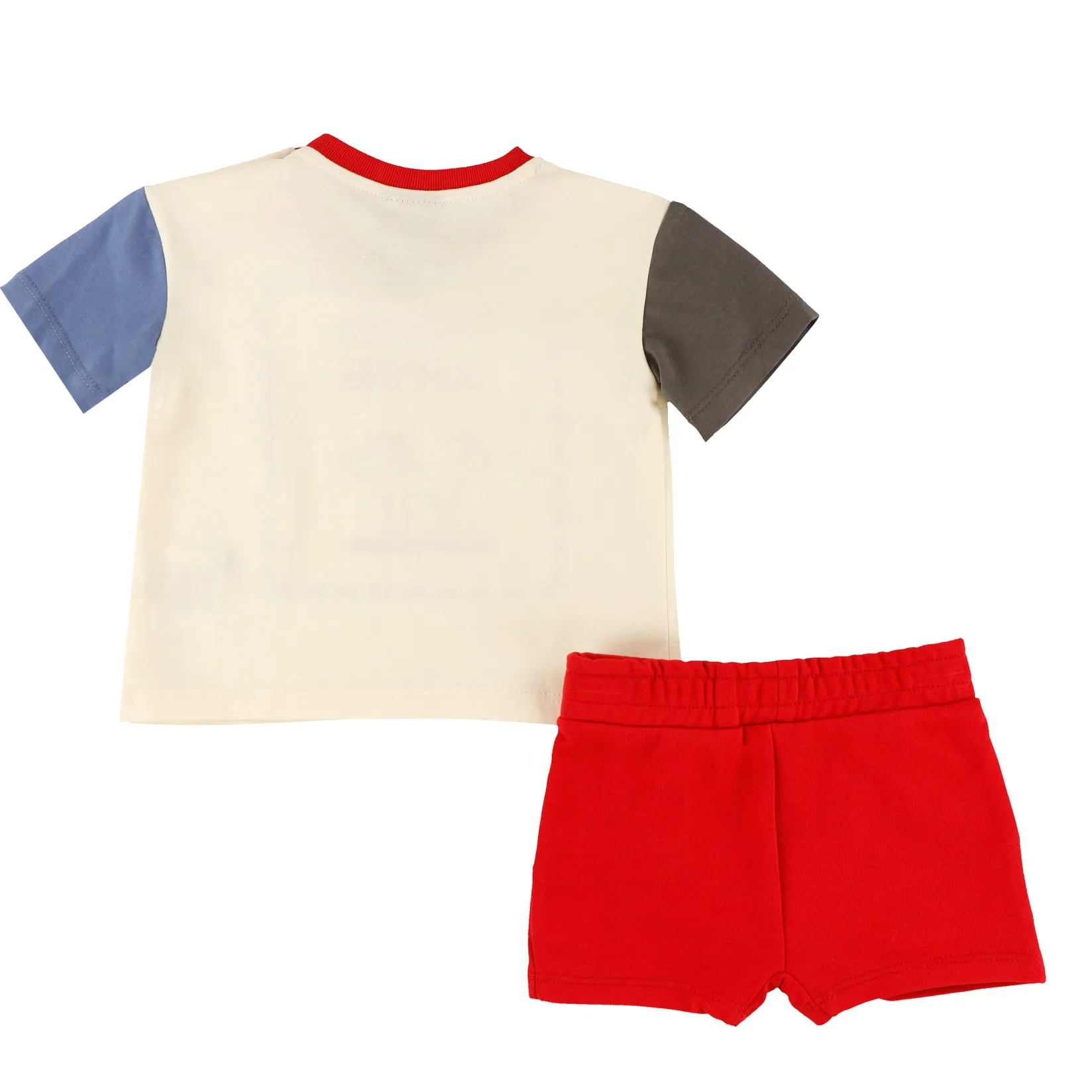 Outfit Sets>Chat Botte Surf Dog Short Set 3-24m Red