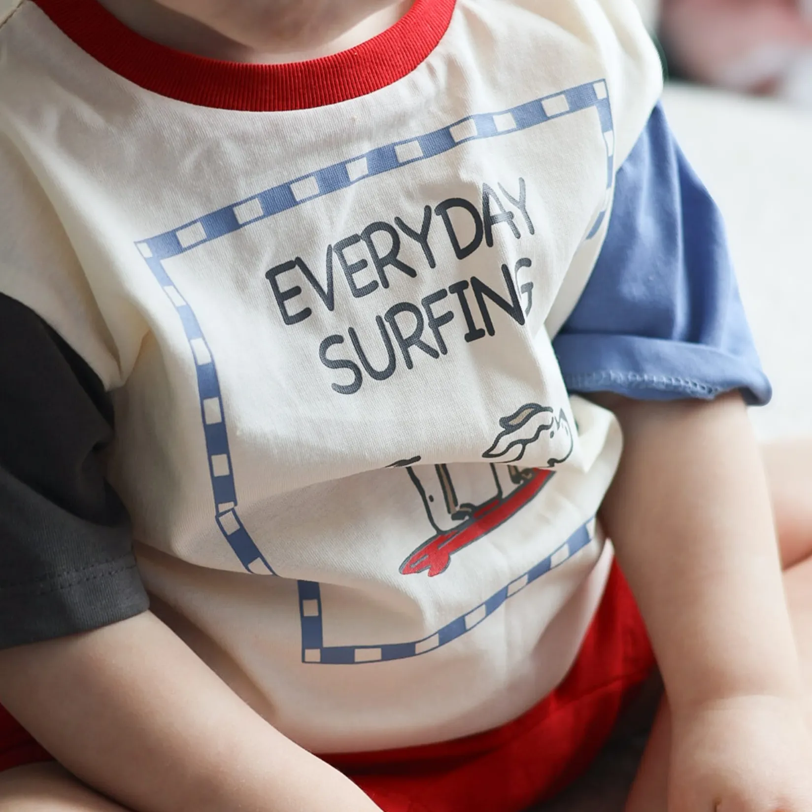 Outfit Sets>Chat Botte Surf Dog Short Set 3-24m Red