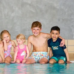 Swimsuits>Color Kids Surf Rashguard 2-12 Teal