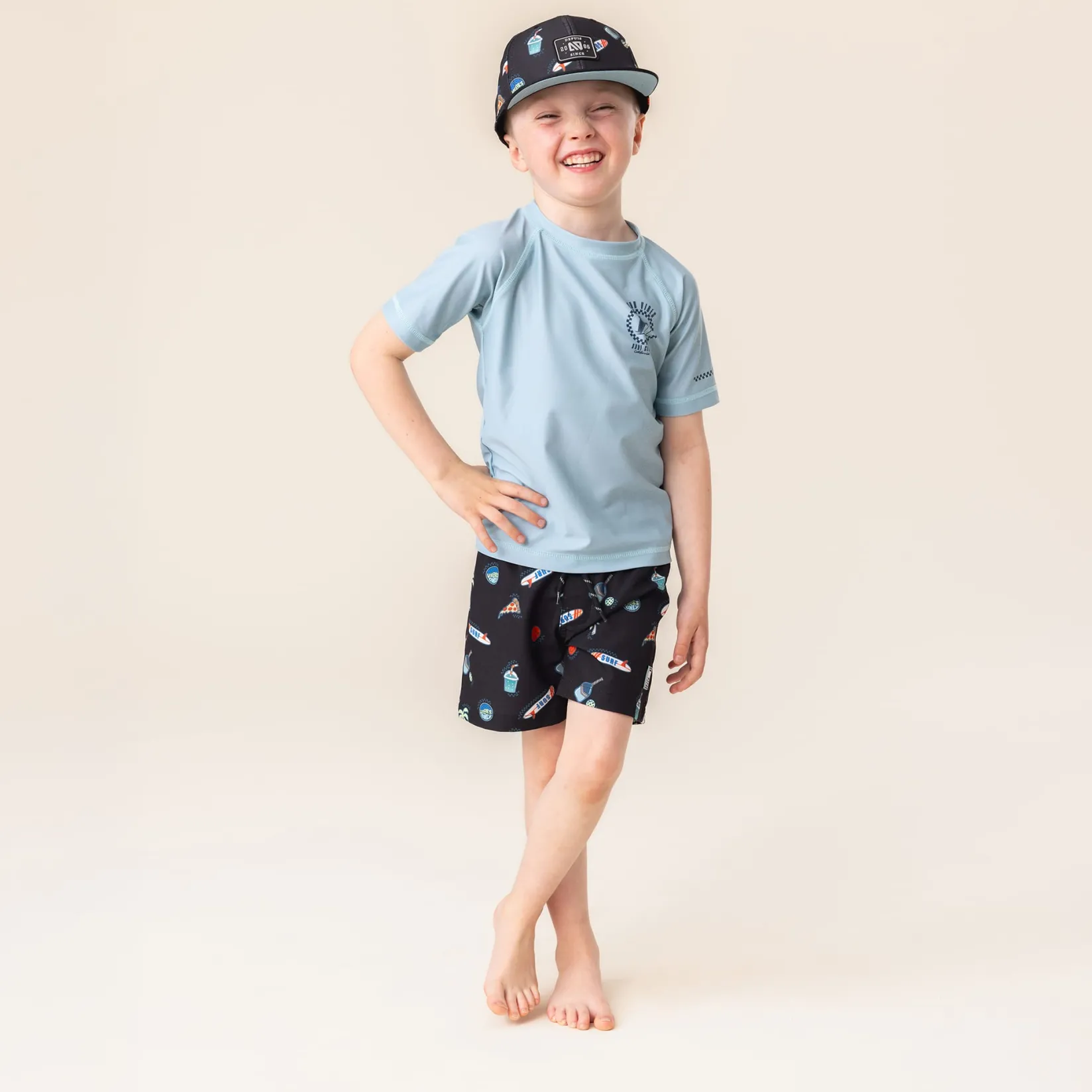 Swimsuits>Nano Surf Swim Shorts 2-12 Black