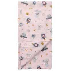 Blankets|Blankets>Loulou Lollipop Swaddle Blanket - Astro