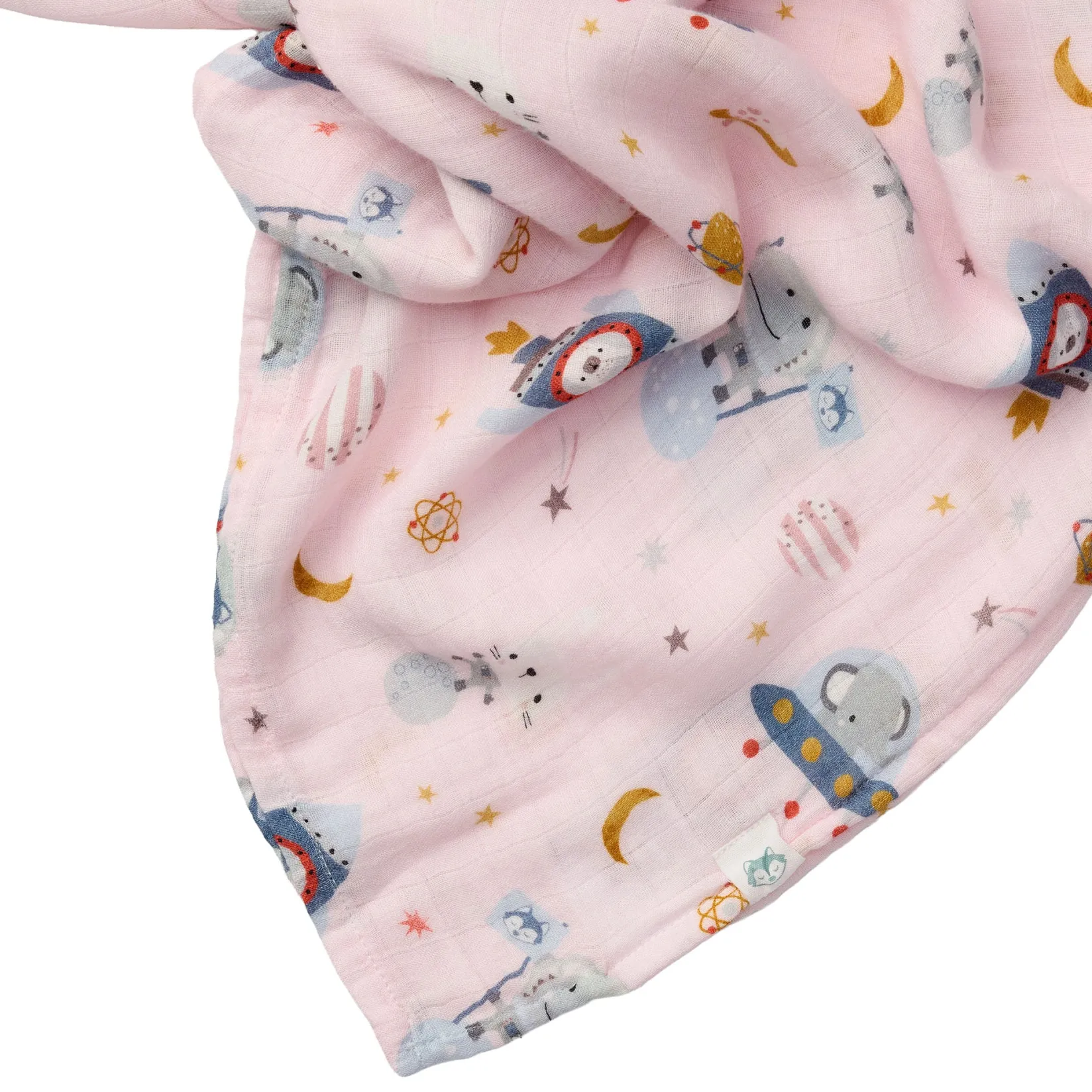 Blankets|Blankets>Loulou Lollipop Swaddle Blanket - Astro