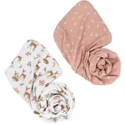 Clearance Swaddle Blanket (2) Jersey - Sophia Garden Kids Blankets|Blankets