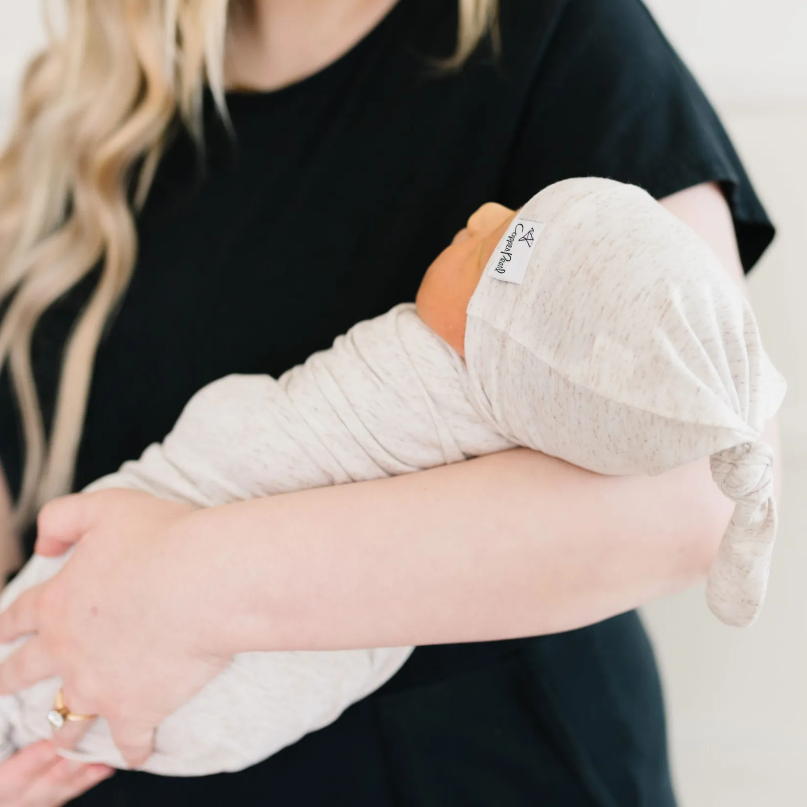 Blankets|Blankets>Copper Pearl Swaddle Blanket - Oat