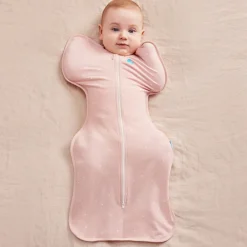 Pajamas|Sleep Bags>Love to Dream Swaddle Up Original Medium 13-19lb - Starry Pink