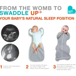 Outlet Swaddle Up Original Small 8-13lb - Gray Pajamas|Sleep Bags