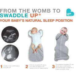 Sale Swaddle Up SILKY-LUX™ Bamboo Small 8-13lb - Cream Pajamas|Sleep Bags