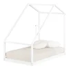 Cribs & Mattresses|Cribs & Mattresses>South Shore Sweedi - House Bed with Chimney for Baby - White