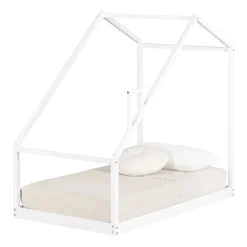 Cribs & Mattresses|Cribs & Mattresses>South Shore Sweedi - House Bed with Chimney for Baby - White
