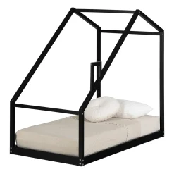 Clearance Sweedi - House Bed with Chimney for Baby - Black Cribs & Mattresses|Cribs & Mattresses